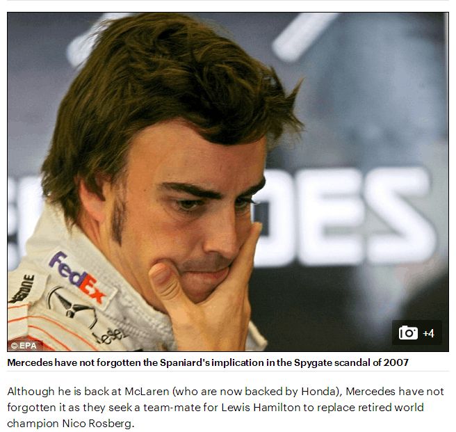 威廉姆斯轻取梅赛德斯,阿隆索高光表现 威廉姆斯轻取梅赛德斯,阿隆索高光表现